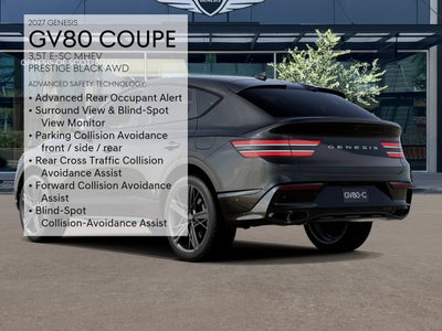 2027 Genesis GV80 Coupe 3.5T E-SC MHEV BLACK