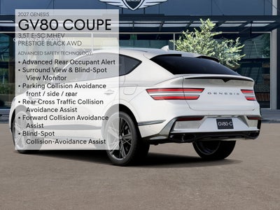 2027 Genesis GV80 Coupe 3.5T e-SC Prestige Black