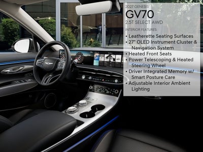 2027 Genesis GV70 SELECT