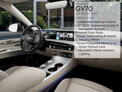 2027 Genesis GV70 2.5T Select