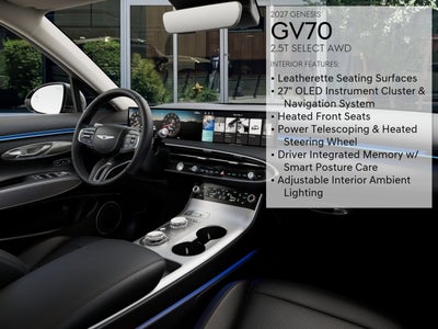2027 Genesis GV70 2.5T Select