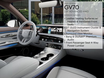 2027 Genesis GV70 2.5T Advanced