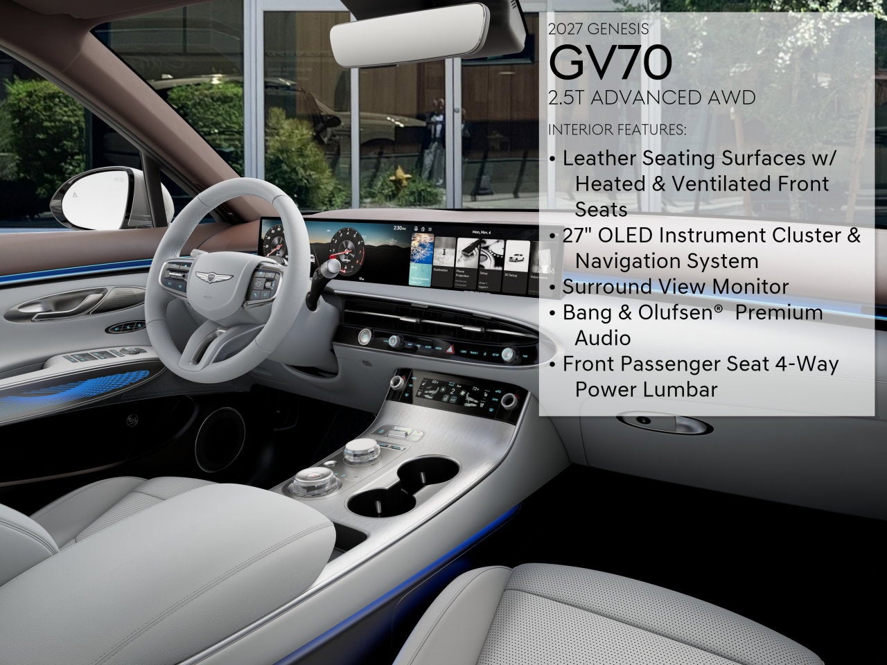 2027 Genesis GV70 2.5T ADVANCED