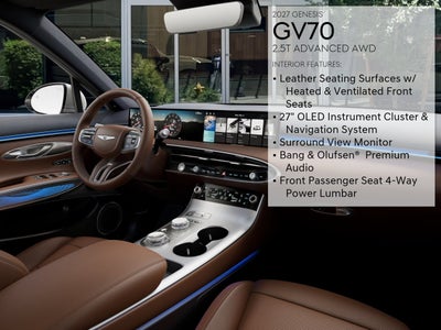 2027 Genesis GV70 ADV