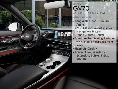 2027 Genesis GV70 2.5T SPORT PRESTIGE