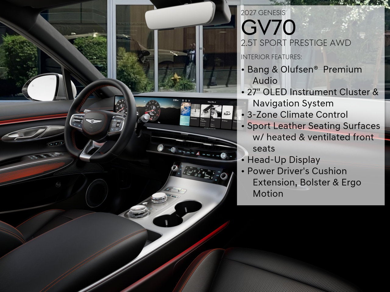 2027 Genesis GV70 2.5T SPORT PRESTIGE