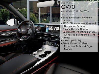 2027 Genesis GV70 2.5T Sport Prestige