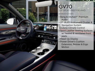 2027 Genesis GV70 2.5T SPORT PRESTIGE