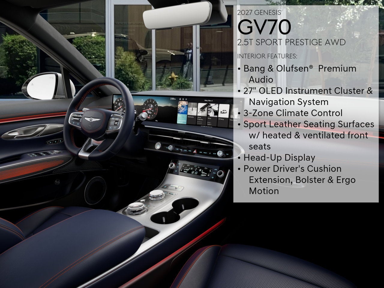 2027 Genesis GV70 2.5T SPORT PRESTIGE