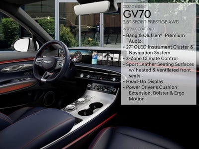 2027 Genesis GV70 2.5T SPORT PRESTIGE