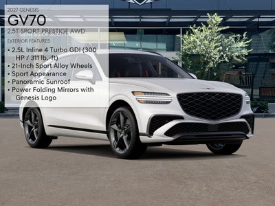 2027 Genesis GV70 2.5T SPORT PRESTIGE