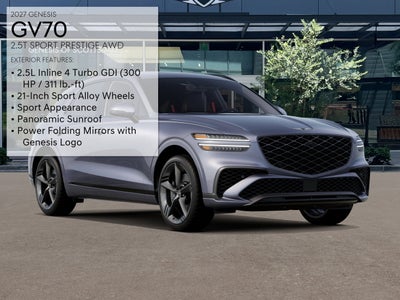 2027 Genesis GV70 2.5T Sport Prestige