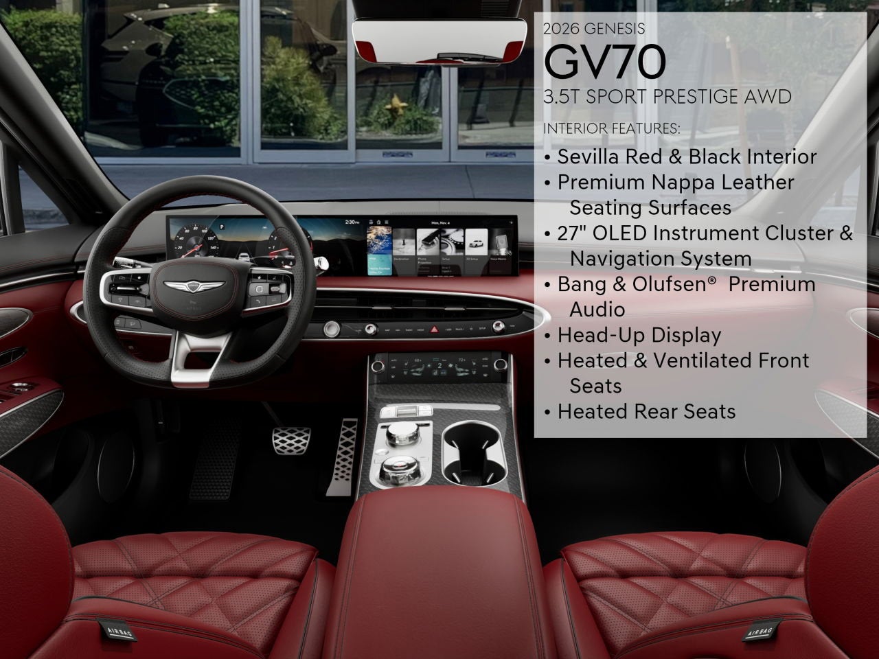 2026 Genesis GV70 3.5T SPORT PRESTIGE