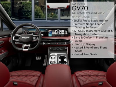 2026 Genesis GV70 3.5T SPORT PRESTIGE