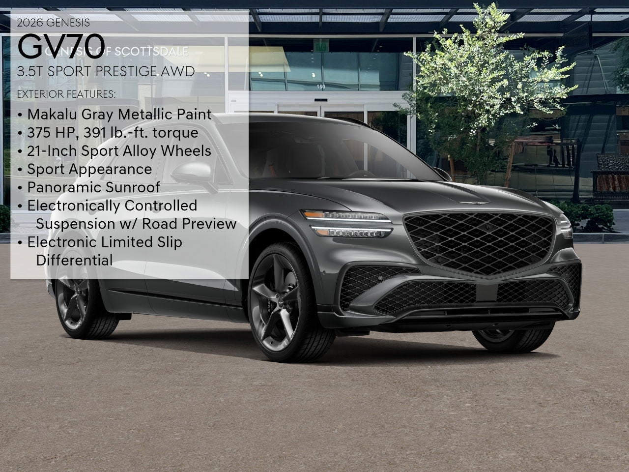 2026 Genesis GV70 3.5T SPORT PRESTIGE