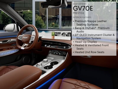 2027 Genesis Electrified GV70 PREST