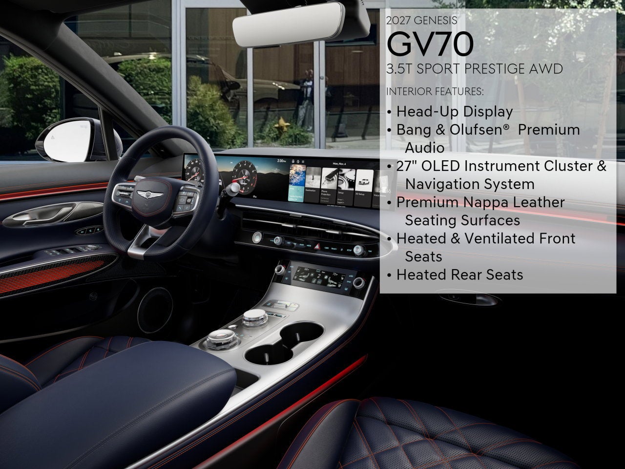 2027 Genesis GV70 3.5T SPORT PRESTIGE