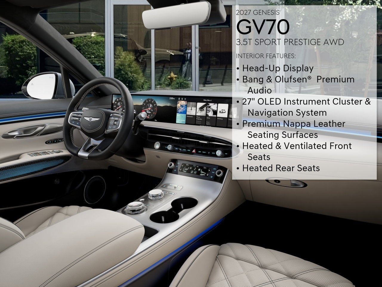 2027 Genesis GV70 3.5T SPORT PRESTIGE