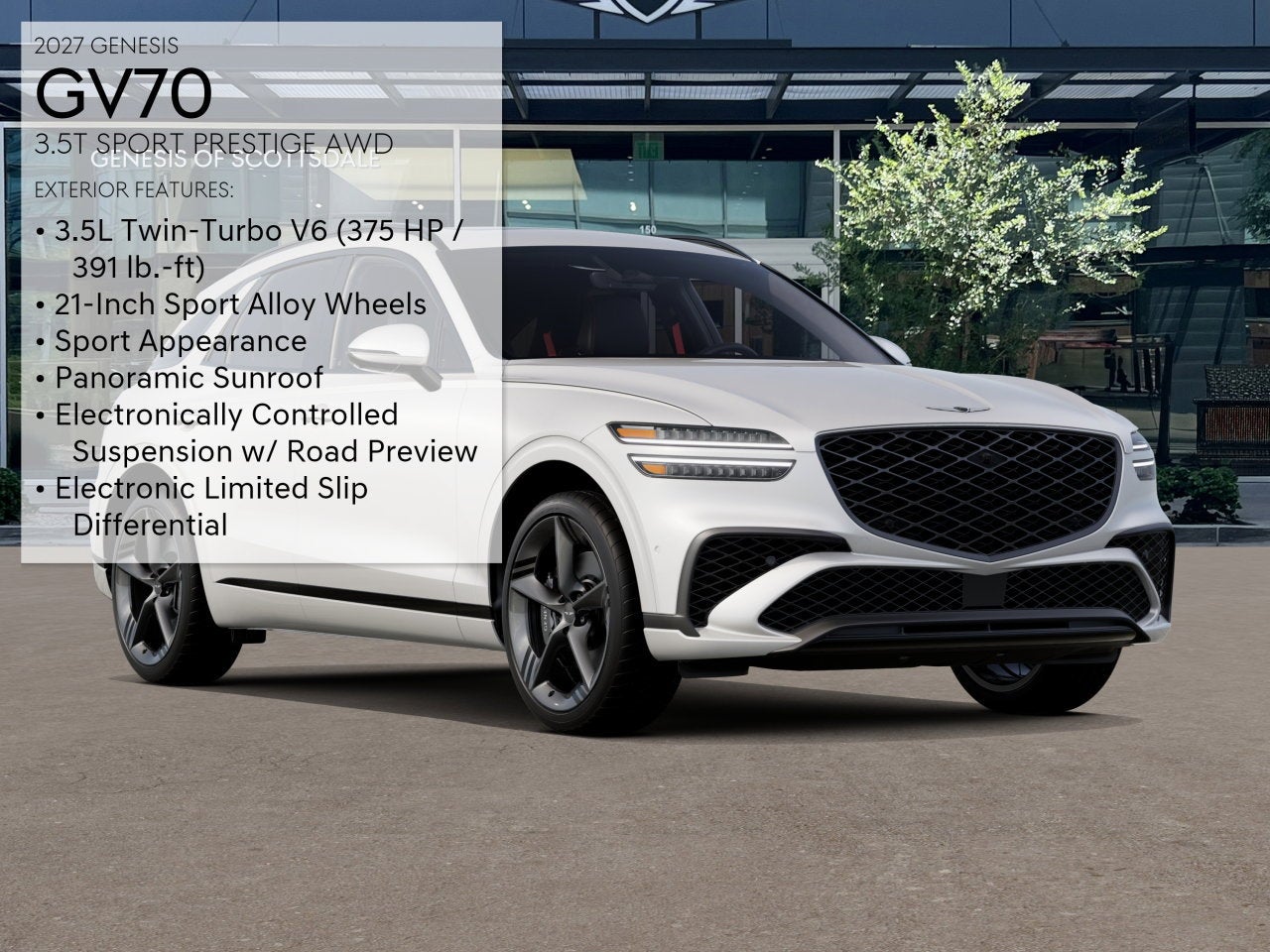 2027 Genesis GV70 3.5T SPORT PRESTIGE