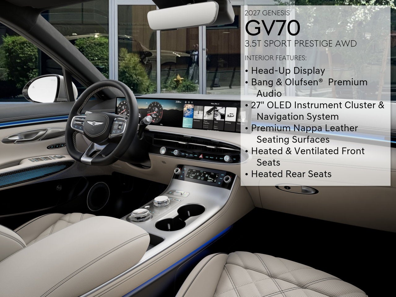 2027 Genesis GV70 3.5T SPORT PRESTIGE