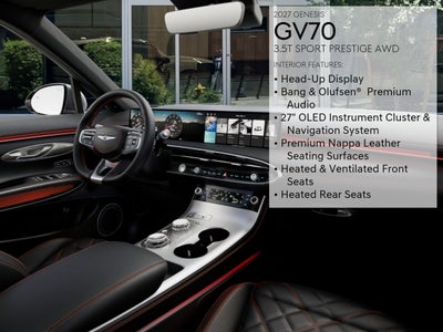 2027 Genesis GV70 3.5T Sport Prestige