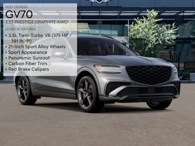 2027 Genesis GV70 3.5T Prestige Graphite