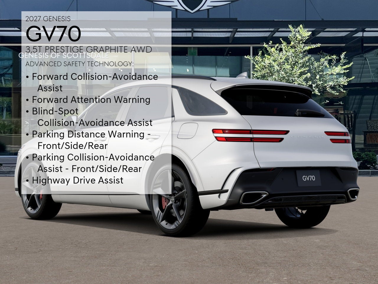 2027 Genesis GV70 3.5T PRESTIGE GRAPHITE