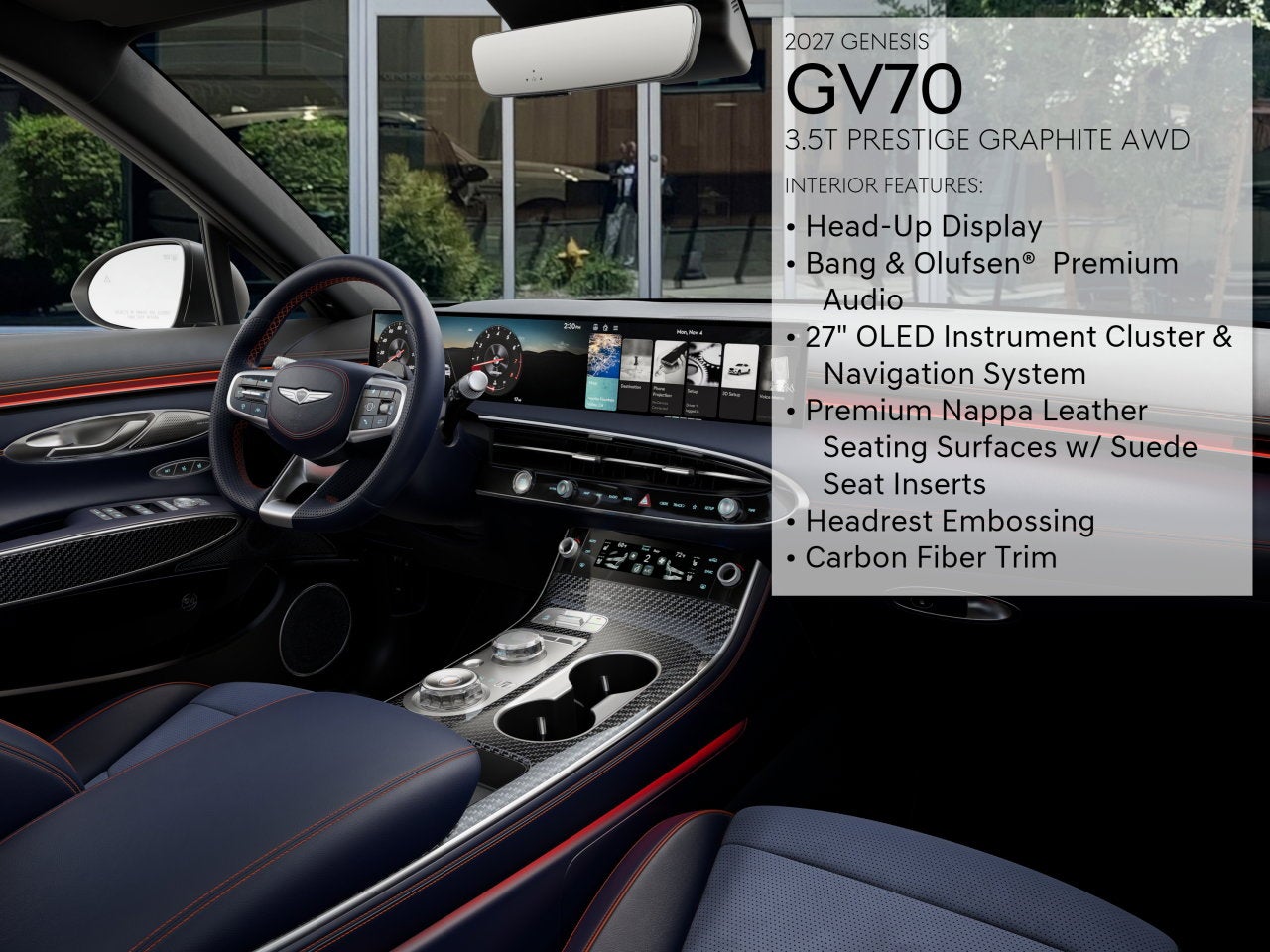2027 Genesis GV70 3.5T Prestige Graphite