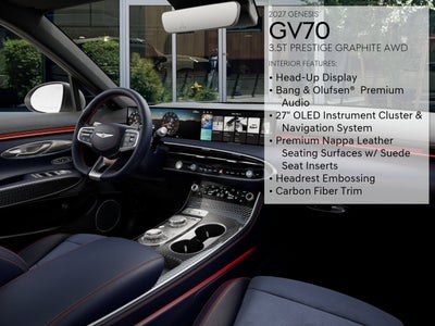 2027 Genesis GV70 3.5T PRESTIGE GRAPHITE