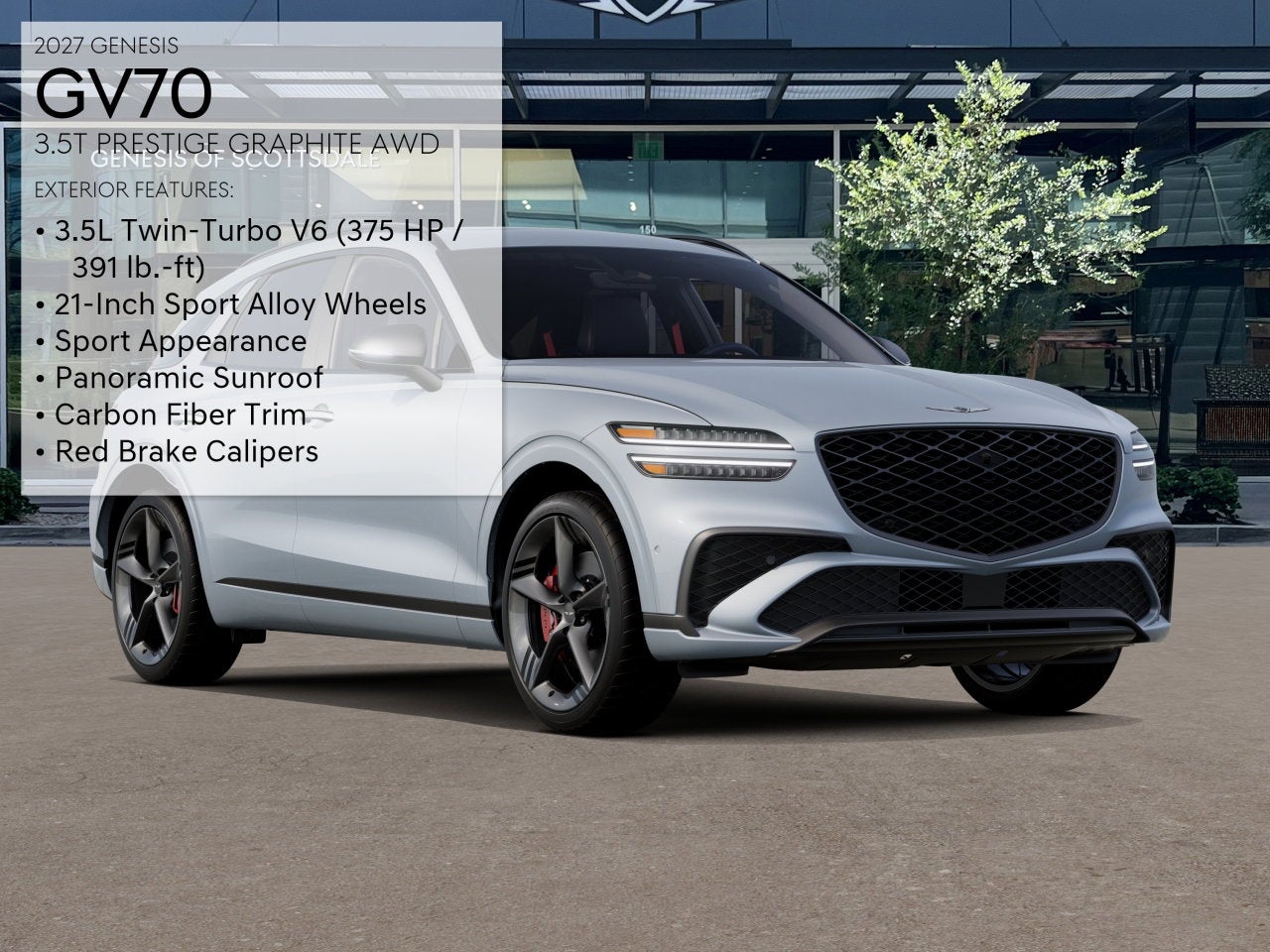 2027 Genesis GV70 3.5T PRESTIGE GRAPHITE
