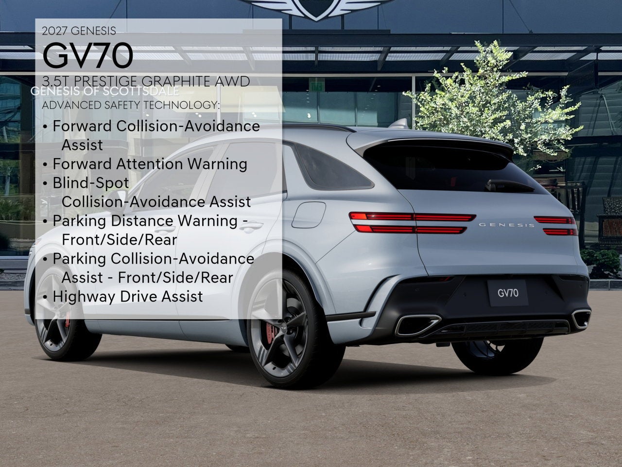 2027 Genesis GV70 3.5T PRESTIGE GRAPHITE