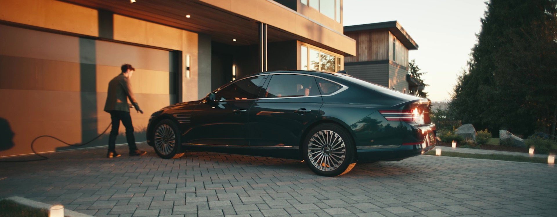 Genesis Electric. Preproduction model with optional features shown.