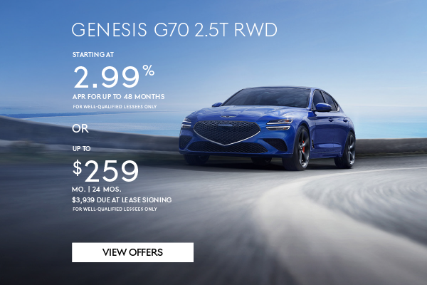 2026 G70 Sedan 2.5T Standard