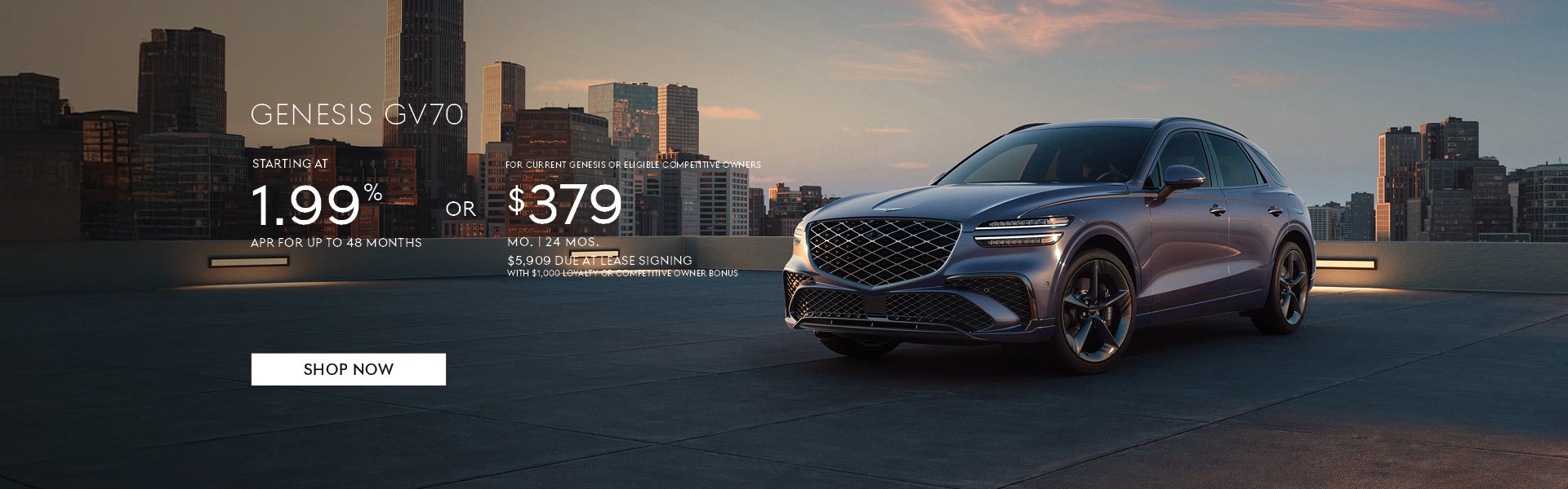 26 GV70 Lease/APR
