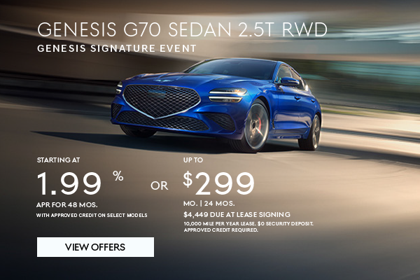 2026 G70 Sedan 2.5T RWD