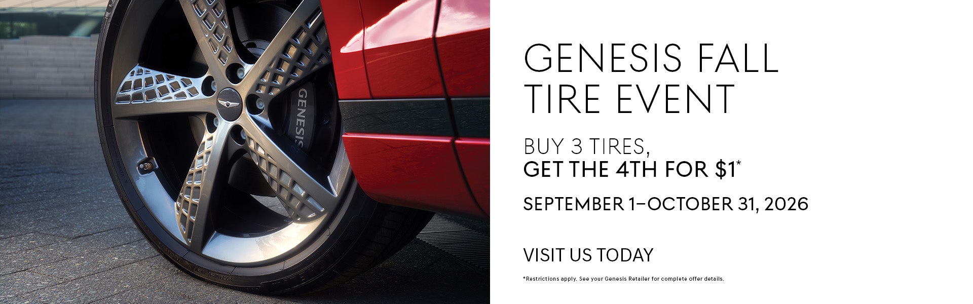 Genesis Fall Tire Event
