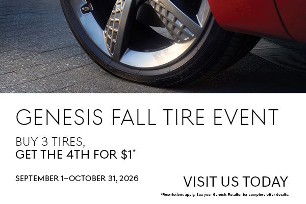 Genesis Fall Tire Event